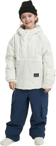 Kid Snow Bib Waterporoof Insulation Winter Overalls Ski Snowboard Pants for Boys Girls in Kuwait