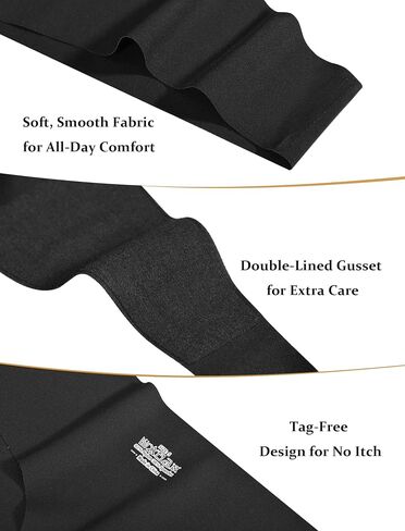 ANSUKOO Women's Seamless Thong Underwear 6 Pack,No Show Invisible Panties,Soft Comfortable Tanga for Ladies Female Workout in Saudi Arabia