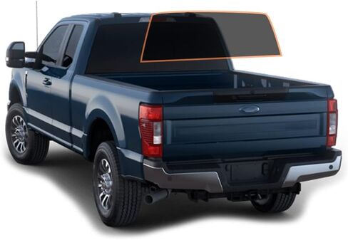 DIY-MotoShield Pro Premium Professional 2mil Precut Ceramic Window Tint Film for 2017-2021 Ford F250 Extended Cab — (Front Windshield 50%) in Kuwait