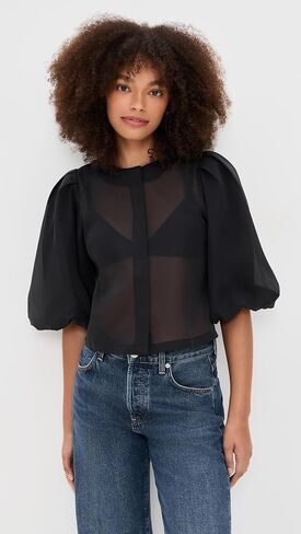 Le Bop Women's Liza Puff Sleeve في الأورجانزا in Kuwait