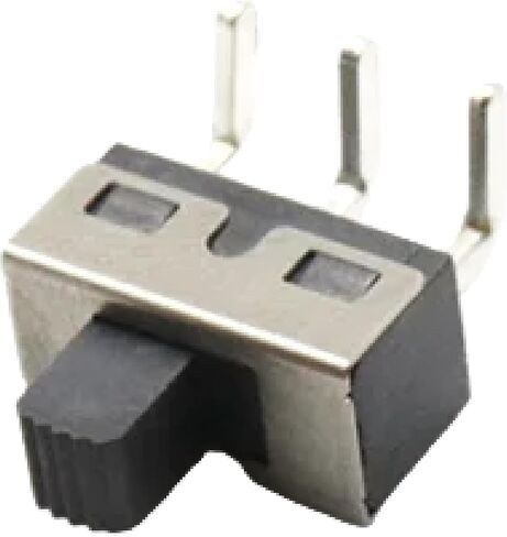 مفتاح شريحة PCB Micro-Power ، الأسود والفضي ، وضع 2-3 ، صف واحد ومزدوج ، جبل أفقي ، 10 حزمة (SS-12D10) in Saudi Arabia