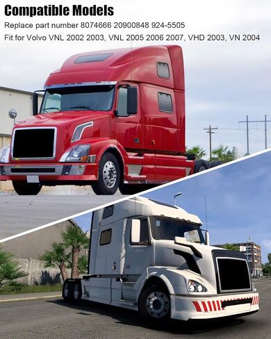 8074666 Truck Cabin Mount Rubber Bushing Fit for Volvo VNL 2002 2003 VNL 2005 2006 2007 VHD 2003 VN 2004, Heavy Duty Truck Cab Mount Replace 20900848 924-5505, 2Pcs in Saudi Arabia