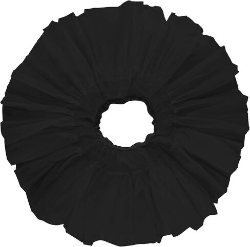 baotongle Women Girls Hoopless Crinoline Petticoat 50s 4 Levels Short Length Tulle Crinoline Underskirts Dress Bubble Skirt in Saudi Arabia
