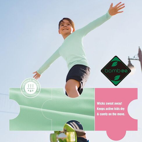 خيزران فيسكوز بويز القمصان طويلة الأكمام الأطفال in Kuwait