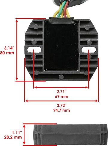 Caltric Stator and Regulator Rectifier Compatible With Honda Cbr1000Rr Cbr-1000Rr Cbr1000 Rr 2004 2005 in Saudi Arabia