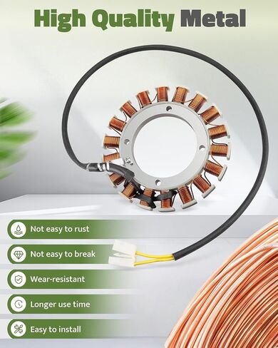 Stator Alternator Coil Fit for onan BF BG B43 B48 P218 P220 P216G P216V P218G P218V P220G P220V P224G OL16 OL18 OL20 OL24 LX720 LX770 LX790 LX990 Stator, Replacement 191-1276 in Saudi Arabia