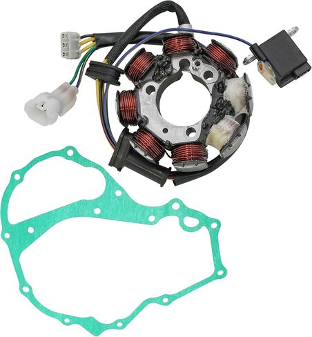 Caltric Stator and Gasket Compatible With Honda TRX250 TRX 250 Recon 250 2X4 1997 1998 1999 2000 2001 in Saudi Arabia