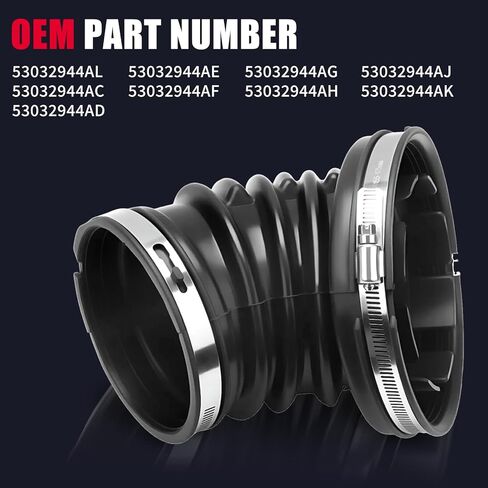 6.7 Cummins AIR HOSE REANTATION TUBE العلوي يحل محل 53032944AL متوافق مع Dodge RAM 2007-2018 2500 3500 4500 5500 لـ 6.7L CUMMINS DIESEL AIR SHOSE DUCT TUBE in Kuwait