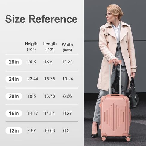مجموعات حقيبة من Karl Home Luggage مجموعة من 3 قطع مع TSA Lock Corner 4 عجلات من الدوار ، ABS Hardside Trolley Case لـ Carry on Check-in Business Trip ، Dark Blue (20/24/28) in Kuwait
