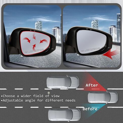 الطاقة الجانبية اليمنى من المنظر الجانبي المدفأة مرآة مرآة متوافق مع تويوتا هايلاندر 2014-2019 يحل محل 87910-0E140 إلى 1321317 (6pins) in Kuwait