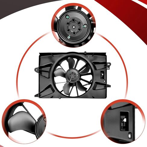 مجموعة مروحة التبريد من أجهزة Partsflow لعام 2015 2015 2017 Chrysler لعام 2015-2017 Chrysler 200 623340 in Saudi Arabia