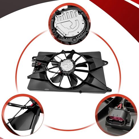 مجموعة مروحة التبريد من أجهزة Partsflow لعام 2015 2015 2017 Chrysler لعام 2015-2017 Chrysler 200 623340 in Saudi Arabia