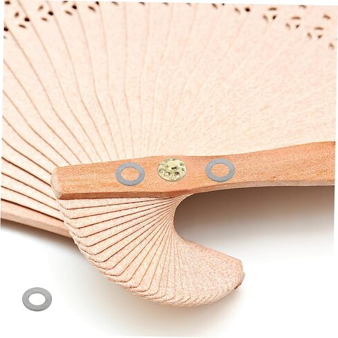 Zerodeko 10pcs Silver Rivet Spacer Fasteners for Handmade Fan Repair Fan Parts Easy Installation for Spacing and Modifications in Kuwait