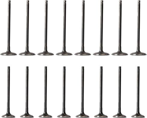 8PCS Intake Valves+8PCS Exhaust Valves,for Hyundai Genesis Coupe/Santa Fe/Sonata/Tucson,for Kia Forte/Koup/Forte5/Optima/Rondo/Sorento/Sportage,2.0L 2.4L L4,Replace#22211-2G000 22212-25002 in Saudi Arabia