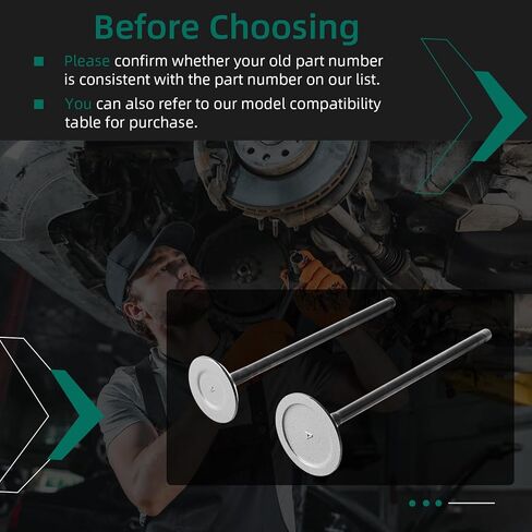 8PCS Intake Valves+8PCS Exhaust Valves,for Hyundai Genesis Coupe/Santa Fe/Sonata/Tucson,for Kia Forte/Koup/Forte5/Optima/Rondo/Sorento/Sportage,2.0L 2.4L L4,Replace#22211-2G000 22212-25002 in Saudi Arabia