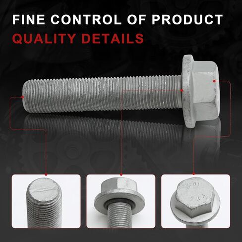 WHT009475 WHT009475B Crankshaft Pulley Bolt with Seals Compatible with Audi A1 A3 A4 A5 A6 A7 A8 Q2 Q3 Q5 TT VW Beetle CC Eos Golf Jetta Passat Polo Tiguan Seat Skoda in Saudi Arabia
