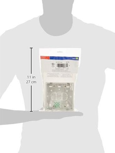 Leviton 42777-2IA Surface Mount Backbox، Dual Gang، عاجي، 1.89 بوصة in Kuwait