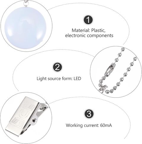 uonlytech 1pc محفظة الضوء حقيبة اليد مستشعر مصباح LED LED LED LIGH in Saudi Arabia