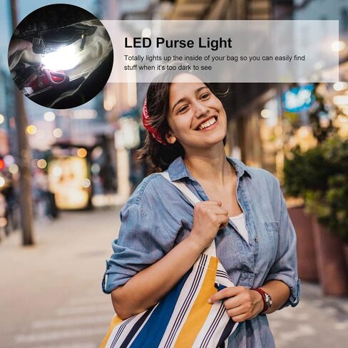 uonlytech 1pc محفظة الضوء حقيبة اليد مستشعر مصباح LED LED LED LIGH in Saudi Arabia