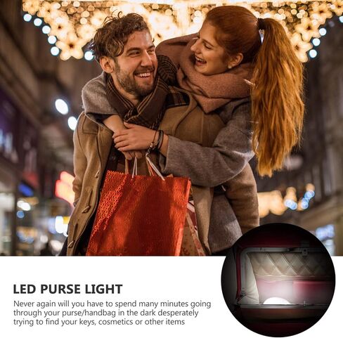 uonlytech 1pc محفظة الضوء حقيبة اليد مستشعر مصباح LED LED LED LIGH in Saudi Arabia