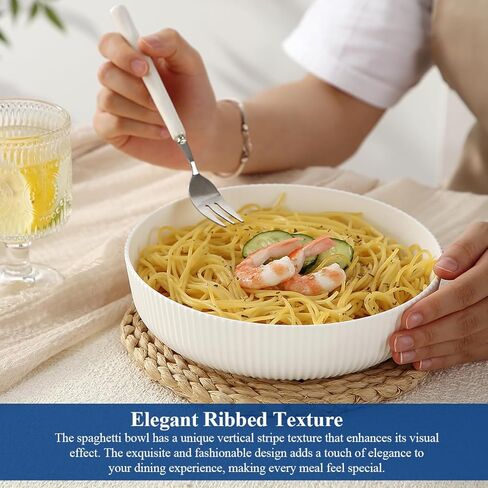 HOMQUEN Pasta Bowls Set of 6, 37oz Salad Bowls Black Soup Bowls, Large Pasta Serving Bowls, Unbreakable Plastic Dinner Bowls, Dinnerware Sets,Valentines Day Gift, Dishwasher Safe (Black) in Kuwait