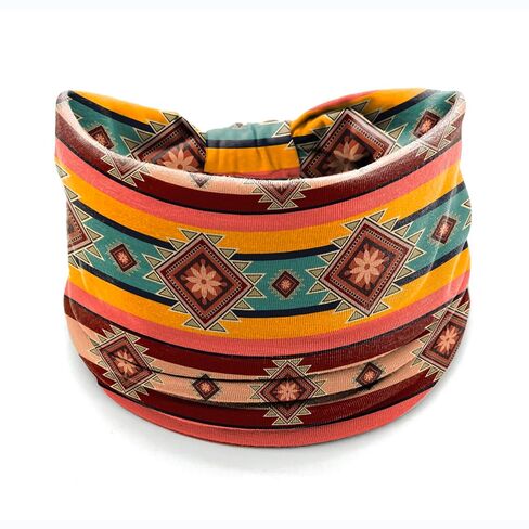 العصابات القبلية الأفريقية للنساء - 4 حزمة بوهو طباعة عريضة على واسعة in Kuwait