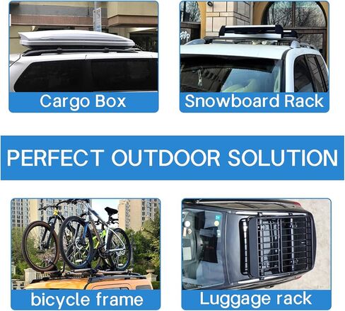 Sydsz Cross Bar Roof رف مناسب لـ Kia Carnival 2022 2023 2024 2025 مع قضبان جانبية مرتفعة ، رف أمتعة على السطح من الألومنيوم ، رف التزلج على سقف السيارة in Kuwait