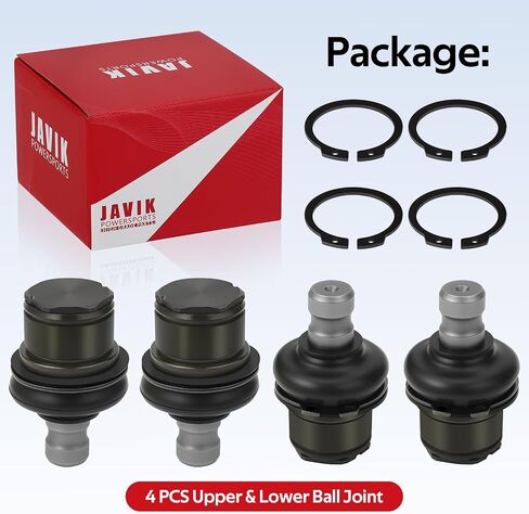 JAVIK 4 PCS Upper & Lower Ball Joint for Arctic Cat 250 300 350 366 375 400 425 450 500 550 570 650 700 1000 Wildcat O.E.M# 0405483 in Saudi Arabia