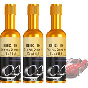3PC Catalytic Converter Cleaner, Exhaust System Pipe Carbon Removal Cleaner, Auto Parts Engine Cleaner, Fuel System Treatment Oil Additive for Gas and Diesel Car in Saudi Arabia