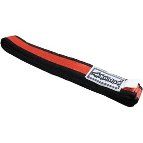 Premium Karate Belt, 100% Cotton Canvas Martial Arts Belt for Karate, Taekwondo & Judo, Durable, Comfortable & Secure Fit, Ideal for Training & Competition, Red With Black, Size 0 - 81 Inches in Saudi Arabia