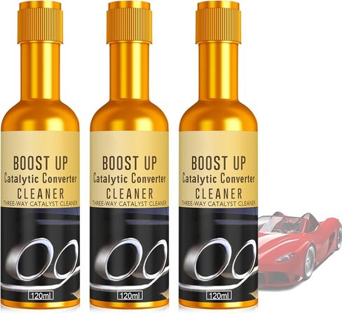 3PC Catalytic Converter Cleaner, Exhaust System Pipe Carbon Removal Cleaner, Auto Parts Engine Cleaner, Fuel System Treatment Oil Additive for Gas and Diesel Car in Saudi Arabia