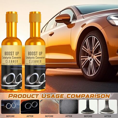 3PC Catalytic Converter Cleaner, Exhaust System Pipe Carbon Removal Cleaner, Auto Parts Engine Cleaner, Fuel System Treatment Oil Additive for Gas and Diesel Car in Saudi Arabia