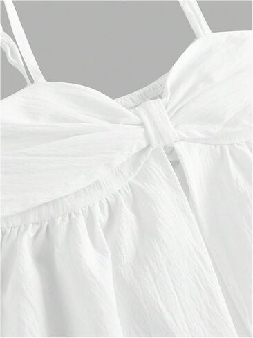 SOLY HUX Girl's Summer Crop Top Ruffle Layered Flowy Babydoll Cami Shirt Cute Camisole in Saudi Arabia