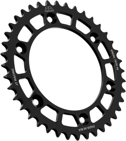 JT Sprockets JTA210.42BLK Black Racelite Anodized Aluminum 7075 T6 Rear Sprocket, Single in Saudi Arabia