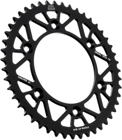 JT Sprockets JTA210.42BLK Black Racelite Anodized Aluminum 7075 T6 Rear Sprocket, Single in Saudi Arabia