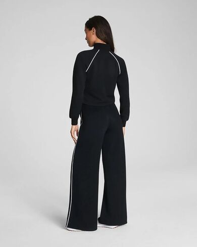 Jumpsuits for Women Casual One Piece Outfits Long Sleeve Mock Neck Wide Leg Pants Rompers in Saudi Arabia