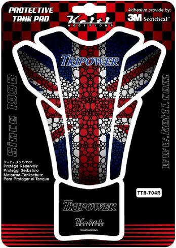 Keiti Motorcycle Tank Pad UK Flag for Triumph TTR-704R in Saudi Arabia