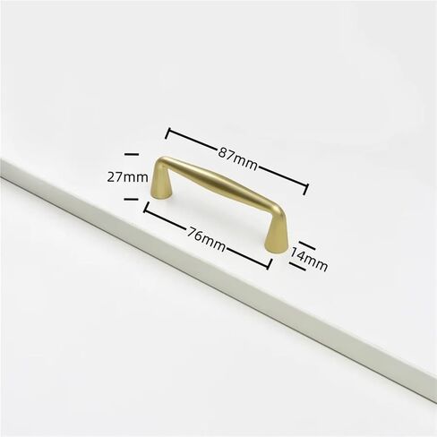 Solid Zinc Alloy Cabinet Handles Furniture Decoration Kitchen Drawer Wardrobe Door Pulls 1Pcs(Brushed-Silver-C160) in Saudi Arabia