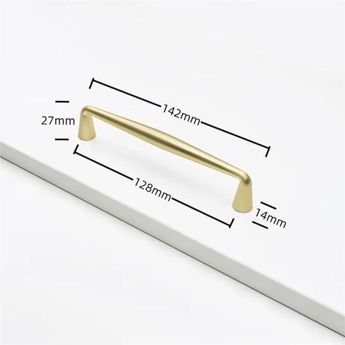 Solid Zinc Alloy Cabinet Handles Furniture Decoration Kitchen Drawer Wardrobe Door Pulls 1Pcs(Brushed-Silver-C160) in Saudi Arabia