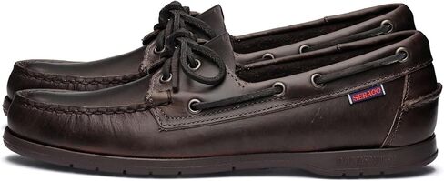 Sebago Endeavor أحذية قارب مقاومة للماء-moccasins الجلدية للرجال الذين يضم بطانة جورب جلدية ، وجلد 360 درجة ، وخارجية غير مقاومة للانزلاق in Saudi Arabia