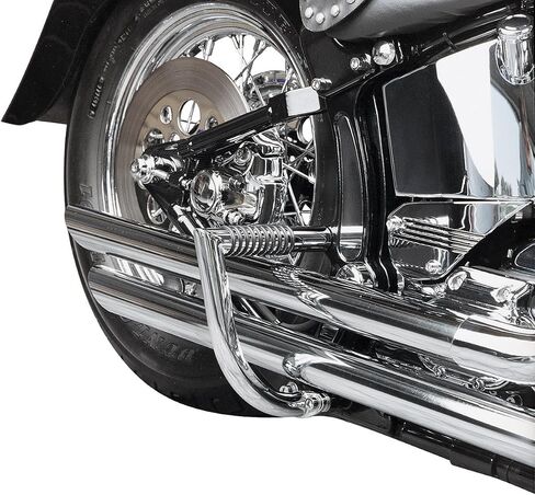 Lindby 203 Chrome Real Linbar Highway Bar (Fits 1996-2016 Harley-Davidson FLST/FXST Softail Models) in Kuwait
