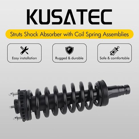 kusatec زوج الأمامي دعامات صدمة الامتصاص مناسبة لبويك رينير 04-07 ؛ تشيفي تريل بليزر 02-09 ؛ Ext ، GMC Envoy 02-09 ؛ XL XUV ، ISUZU ASCANDER 03-08 ، 171341X2 STRUTS اليسار/اليمين مع مجموعات ربيع لفائف in Saudi Arabia