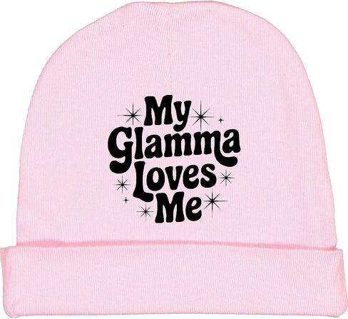 inktastic My Glamma Loves Me Grandkids Baby Beanie Hat in Saudi Arabia