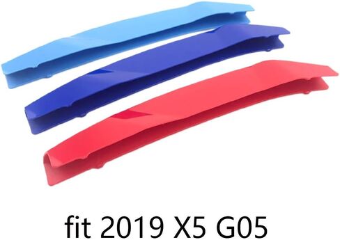 Lanyun Compatible with bmw 2019 2020 2021 2022 2023 X5 G05 grill color insert trims accessories G05 grill with 7 vertical beam in Saudi Arabia