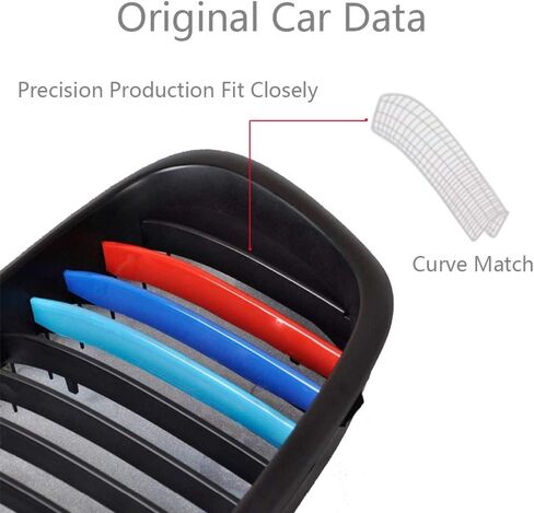 Lanyun Compatible with bmw 2019 2020 2021 2022 2023 X5 G05 grill color insert trims accessories G05 grill with 7 vertical beam in Saudi Arabia