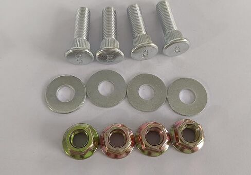 Front Rear Wheel Studs & Lug Nut Kit # 85-1004 Replacement for YAMAHA RAPTOR Warrior Banshee 350 660R Blaster 200 ATV in Saudi Arabia