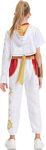4 Pcs Zombies Costume for Girls Daywalk Costume Halloween Nova Cosplay Dress up Outfits in Saudi Arabia