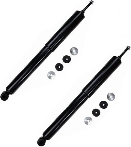 Detroit Axle - 4 امتصاصات الصدمات لـ 4WD 2003-2013 Dodge RAM 2500 3500 ، 2004 2005 2007 2007 2008 2008 2010 2012 Front and الخلفية البديلة 4 in Kuwait