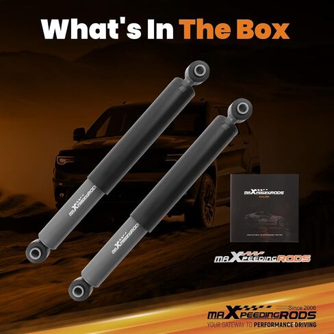 maXpeedingrods 5-7" Rear Lowering Shock for Chevy Silverado/GMC Sierra 1500 1999-2006, Nitrogen charged Drop Shocks in Saudi Arabia