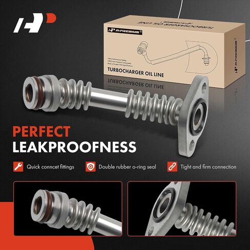 A-Premium Turbocharger Oil Line متوافق مع Ford Escape 2017-2019 ، Fusion 2017-2020 ، Edge 2016-2018 & Lincoln MKZ 2017-2018 ، MKC 2017-2019 ، 2.0L in Saudi Arabia